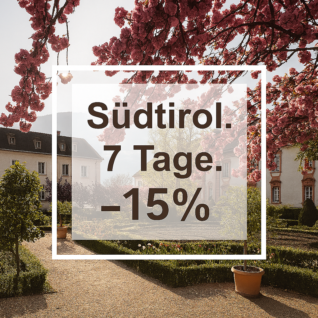 7 Nächte bleiben, 15% sparen